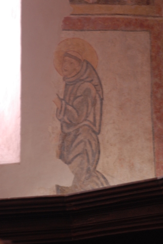 Immagine raffigurante San Francesco in levitazione.
